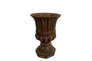 MINI VASO MARROM CINZA P ALTO