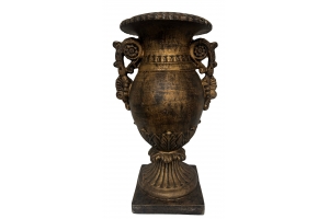 ÂNFORA COM ALÇA DOURADA